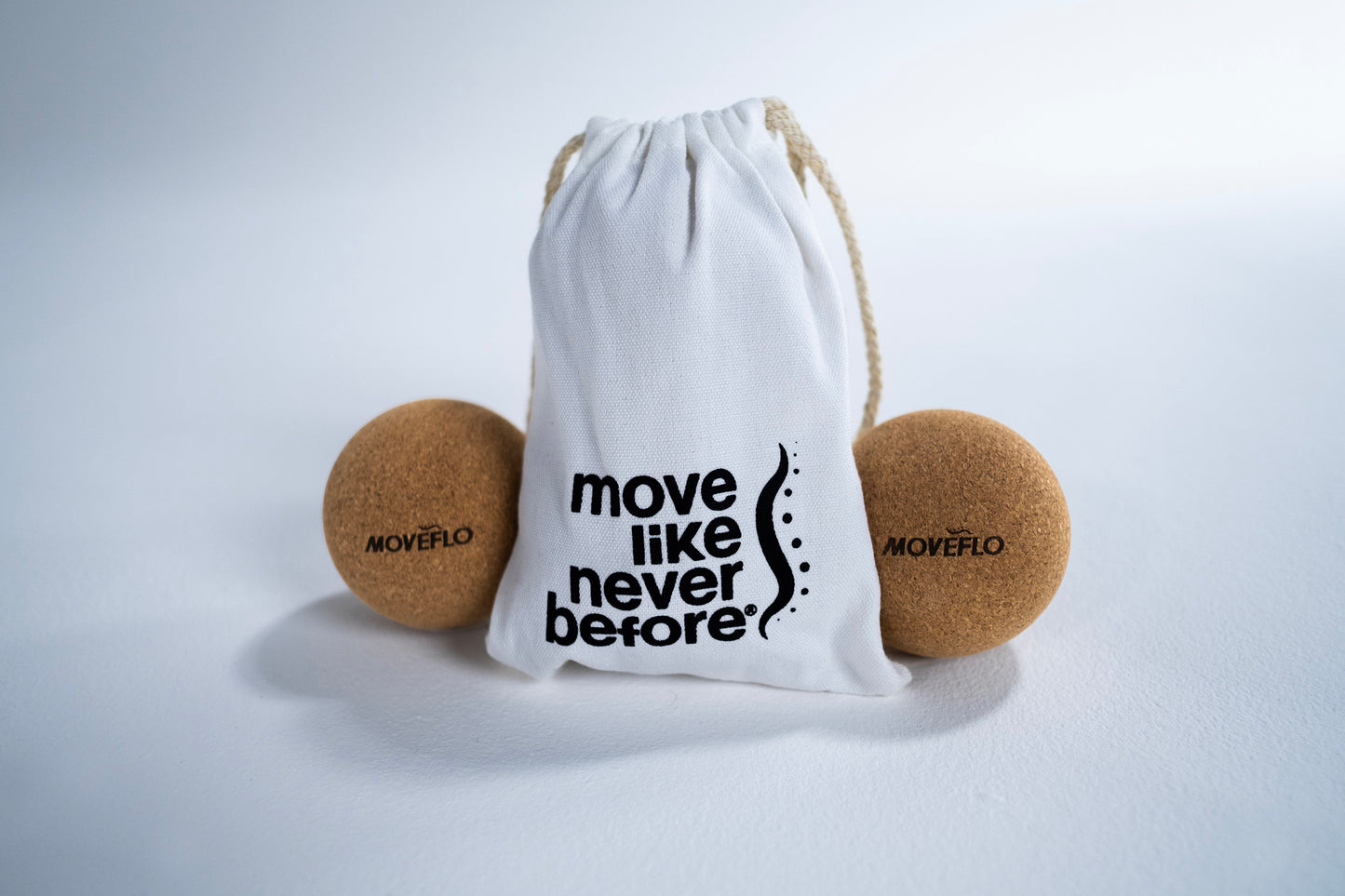pilates cork ball with bag