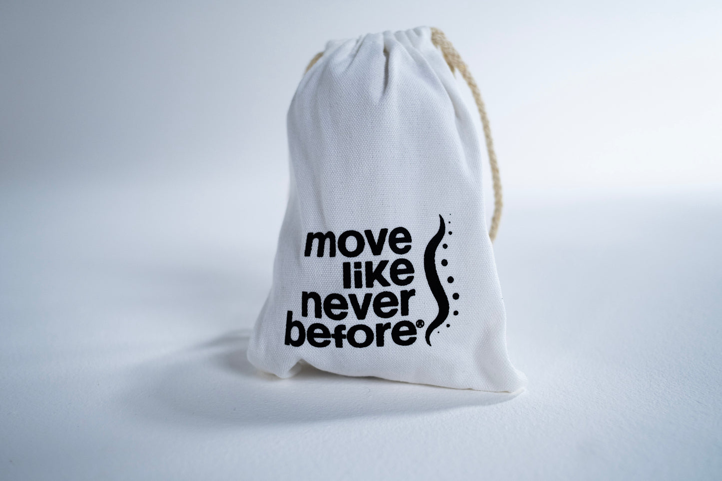 Moveflo branded bag for cork balls
